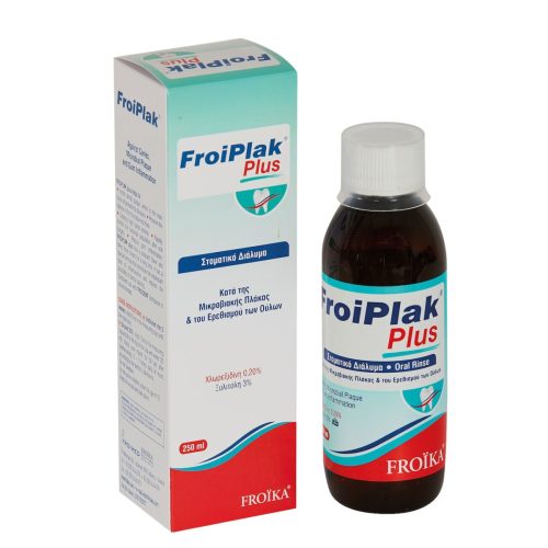Froika Froiplak Plus Στοματικό Διάλυμα για την καταπολέμηση της οδοντικής πλάκας 250ml