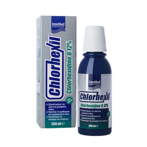 Intermed Chlorhexil 0.12% Στοματικό Διάλυμα κατά της Πλάκας 250ml