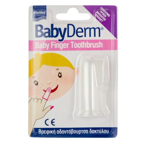 Intermed Babyderm Βρεφική Οδοντόβουρτσα Δαχτύλου 0m+