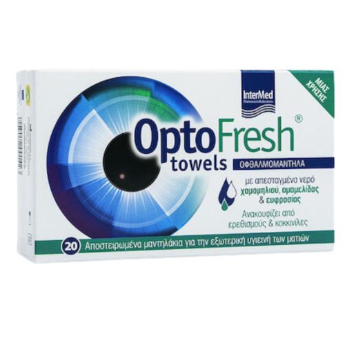 Intermed Optofresh Towels Οφθαλμικά Μαντηλάκια 20τεμ