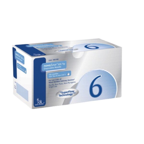 Novo Nordisk NovoFine Βελόνες Ινσουλίνης 32G x 6mm 100τμχ