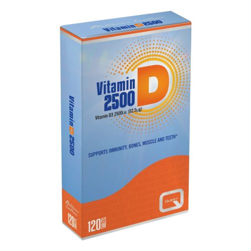 Quest Vitamin D3 Βιταμίνη για Ανοσοποιητικό 2500IU 120 ταμπλέτες