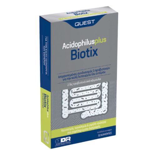 Quest Acidophilus Plus Biotix Προβιοτικά 30 κάψουλες