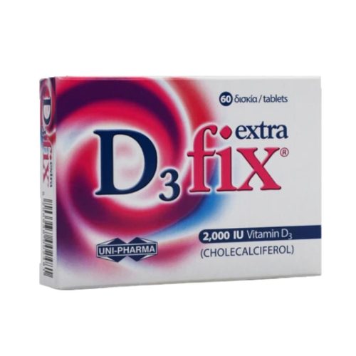 Uni-Pharma D3 Fix Extra 2000IU 60 ταμπλέτες