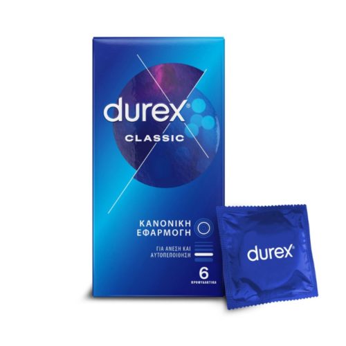 Durex Classic Προφυλακτικά, 6Τεμάχια