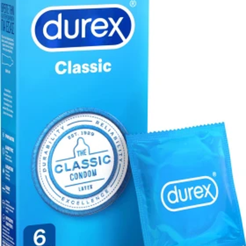 Durex Classic Προφυλακτικά, 6Τεμάχια