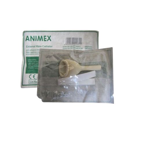 Animex Ανδρική Θήκη Ακράτειας Ούρων Αυτοκόλλητη Ταινία (XL 0,35mm) 1 Τεμάχιο