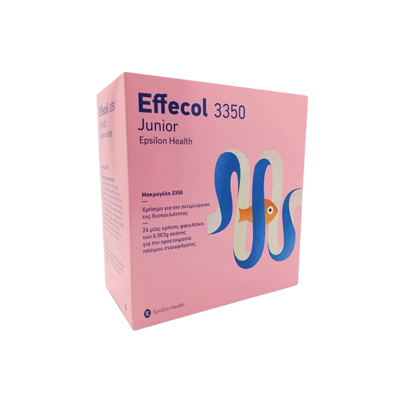 Epsilon Health Effecol 3350 Junior για Δυσκοιλιότητα σε Παιδιά 2 Ετών+ 24 φακελίσκοι