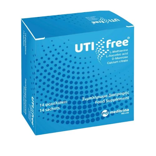Meditrina UTI free Συμπλήρωμα Διατροφής Για Την Υγεία Του Ουροποιητικού 14 Φακελάκια