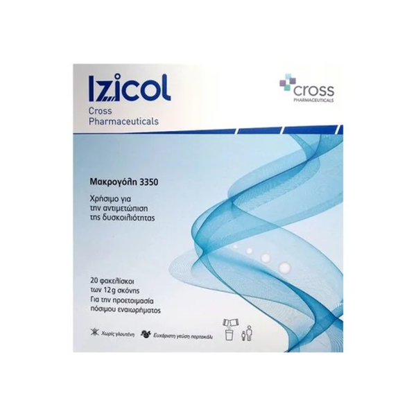 Cross Pharma Izicol κατά της Δυσκοιλιότητας 20 Φακελάκια x 12g
