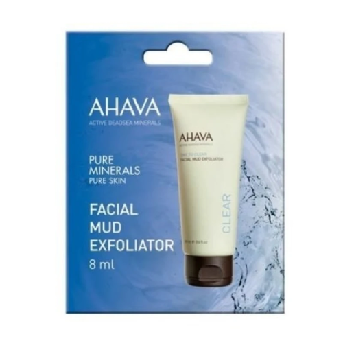 Ahava Time To Clear Facial Mud Exfoliator Απολεπιστικό Προσώπου Με Λάσπη Νεκράς Θάλασσας, 8ml