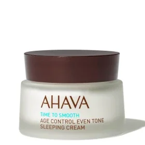 Ahava Time To Smooth Age Control Even Tone Sleeping Cream Κρέμα Νύχτας Αντιγήρανσης, 50ml