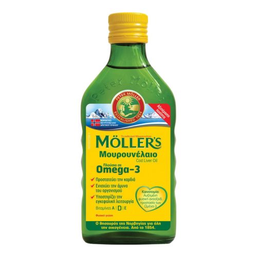 Moller's Cod Liver Oil Natural Μουρουνέλαιο 250ml