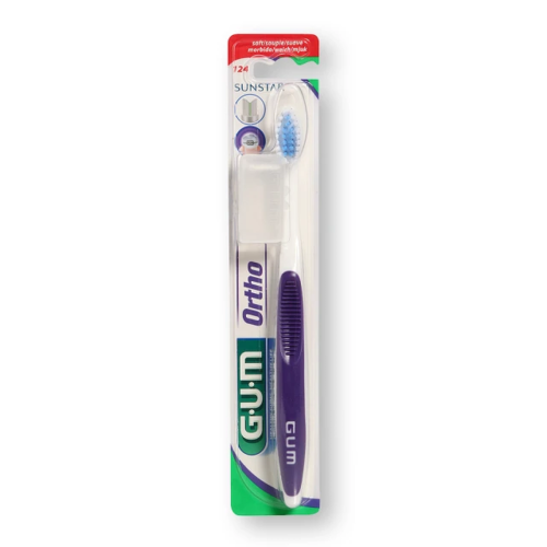 Gum Ortho 124 Μαλακή Οδοντόβουρτσα, 1Τεμάχιο