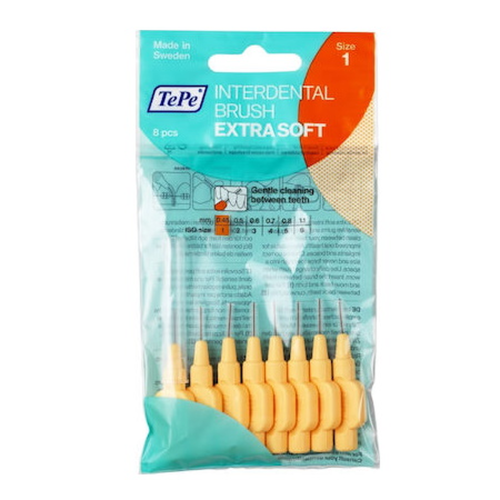 TePe Extra Soft Μεσοδόντια Βουρτσάκια 0.45mm Πορτοκαλί 8τμχ