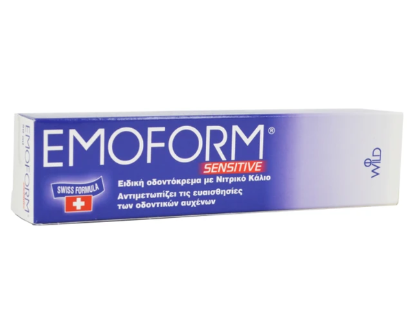 Emoform Sensitive Swiss Oδοντόκρεμα με Νιτρικό Κάλιο, 50ml