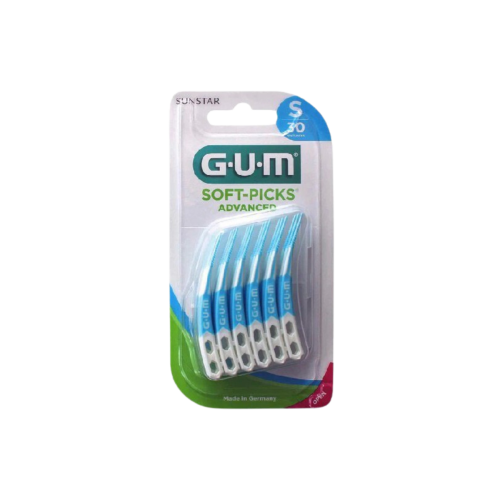 Gum 649 Soft-Picks Advanced Small Μεσοδόντια Βουρτσάκια Γαλάζια 30τμχ