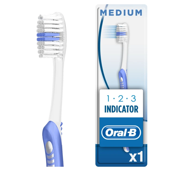 Oral-B 1-2-3 Indicator 40 Medium Μέτρια Οδοντόβουρτσα 1τμχ