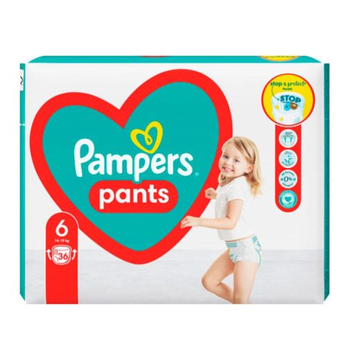 Pampers Pants Βρεφικές Πάνες Βρακάκι No6 (14-19kg) 36τμχ