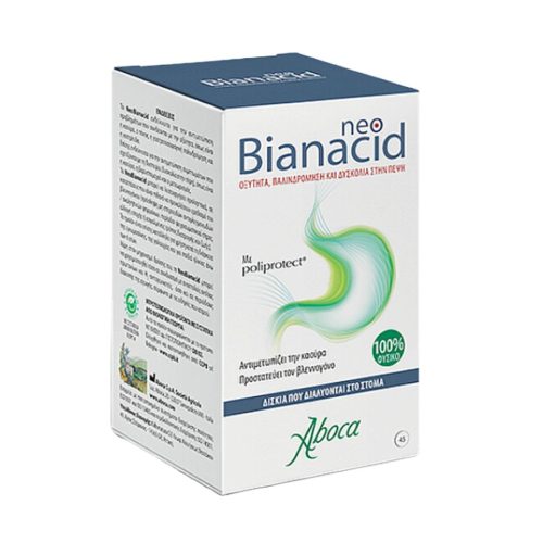 Aboca Neo Bianacid για Οξύτητα & Παλινδρόμηση 45 ταμπλέτες