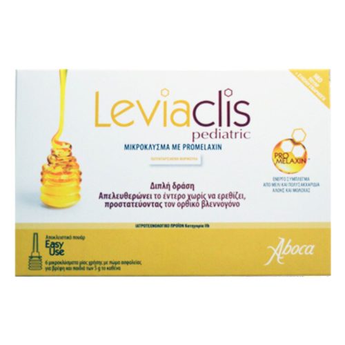 Aboca Leviaclis Pediatric Μικροκλύσμα με Promelaxin για Παιδιά 6τμχ