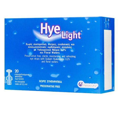 Maxyn Hye Light Οφθαλμικές Σταγόνες 20x0.5ml