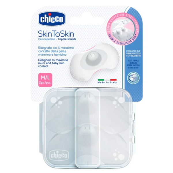Chicco Skin To Skin Ψευδοθηλές Medium/Large 2τμχ