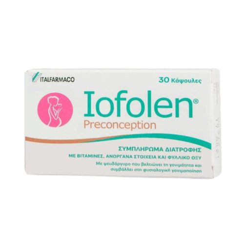 Iofolen Preconception Συμπλήρωμα Διατροφής για τις Γυναίκες που Βρίσκονται σε Αναπαραγωγική Ηλικία και Επιθυμόυν Εγκυμοσύνη 30caps