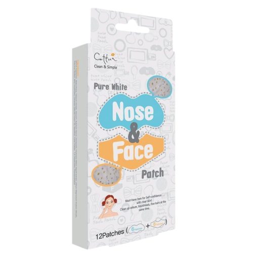 Cettua Clean & Simple Pure White Nose & Face 12τμχ