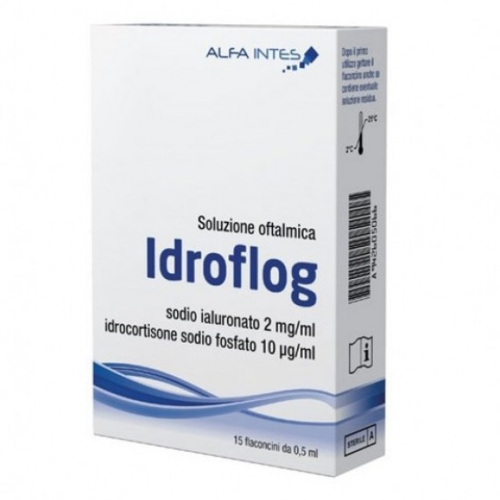 Alfa Intes Idroflog Single-dose Eye Drops, 15x0.5ml
