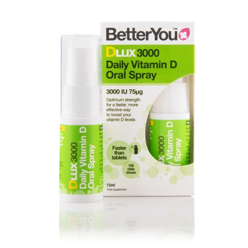 BetterYou DLux 3000 Vitamin D Daily Oral Spray, 15ml