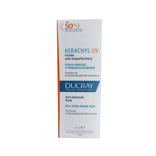 Ducray Kerancyl UV Αντηλιακή Προσώπου για Ακνεϊκό Δέρμα SPF50+ 50ml