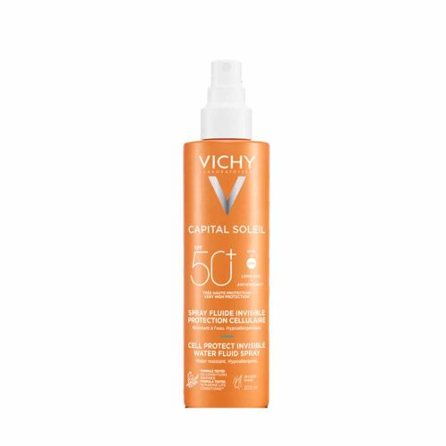 Vichy Capital Soleil Cell Protect Water Fluid Αντηλιακό Spray Σώματος SPF50+ 200ml