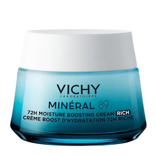 Vichy Mineral 89 Κρέμα Προσώπου με Πλούσια Υφή, 50ml
