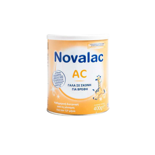 Novalac AC Βρεφικό Γάλα για τους Κολικούς & Μετεωρισμούς, 400gr