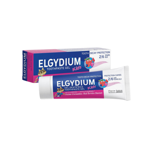 Elgydium Kids Οδοντόκρεμα για Παιδιά 2-6 Ετών με Γεύση Κόκκινα Φρούτα 1000 ppm 50ml