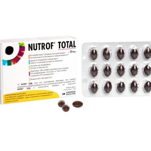 Nutrof Total Συμπλήρωμα Διατροφής για την Όραση, 30 κάψουλες