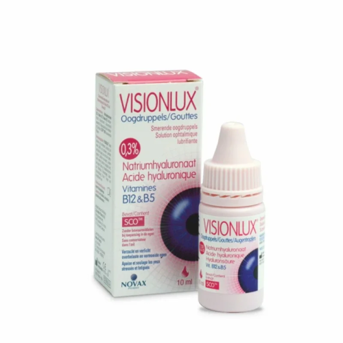 Novax Pharma Visionlux Plus Οφθαλμικές Σταγόνες, 10ml