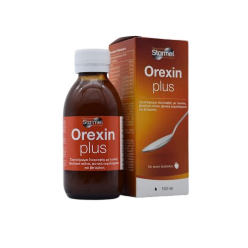 Starmel Orexin Plus Συμπλήρωμα Διατροφής για την Ανορεξία με Γεύση Φράουλα, 150ml