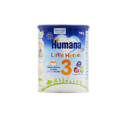 Humana Optimum 3 Little Heroes Γάλα σε Σκόνη 12m+ 700g