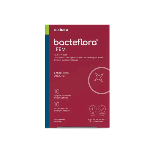 Olonea BacteFlora FEM Προβιοτικά, 10 Φυτικές κάψουλες