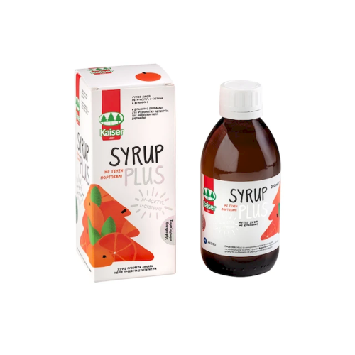 Kaiser Syrup Plus Orange Αποχρεμπτικό Σιρόπι Πορτοκάλι, 200ml
