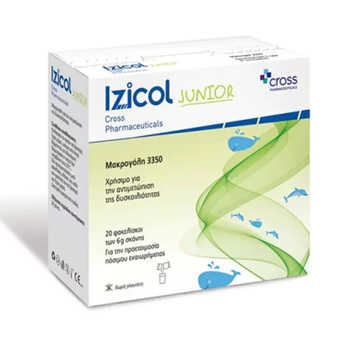 Cross Pharmaceuticals Izicol Junior 20 φακελίσκοι x 6g