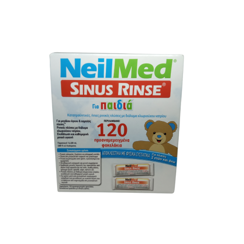 NeilMed Sinus Rinse Kids Ρινικές Πλύσεις για Παιδιά 120 Φακελίσκοι