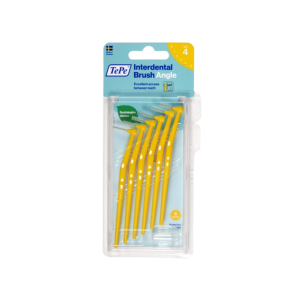 TePe Angle Μεσοδόντια Βουρτσάκια με Λαβή 0.7mm Κίτρινα 6τμχ