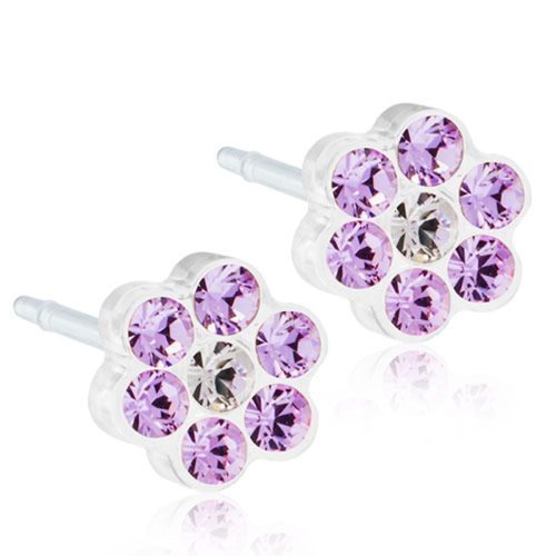 Blomdahl Σκουλαρίκια Daisy Violet 5mm, 1 Ζευγάρι