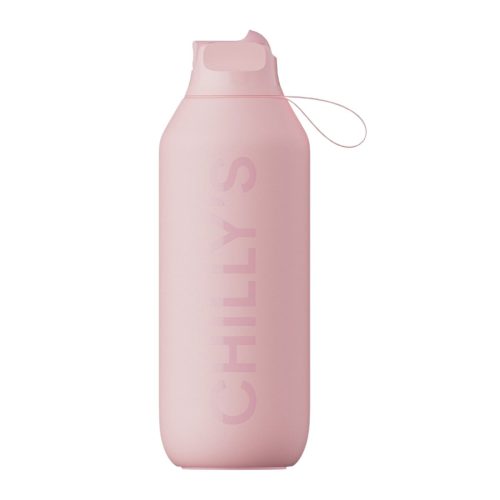 Chilly’s Series 2 Flip Blush Pink Μπουκάλι Θερμός με Καλαμάκι 500ml