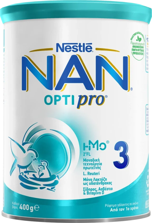 Nestle Nan Optipro 3 Γάλα σε Σκόνη 12m+, 400gr