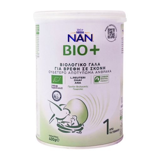 Nestle Nan Bio+ 1 Γάλα σε Σκόνη 0m+ 400g