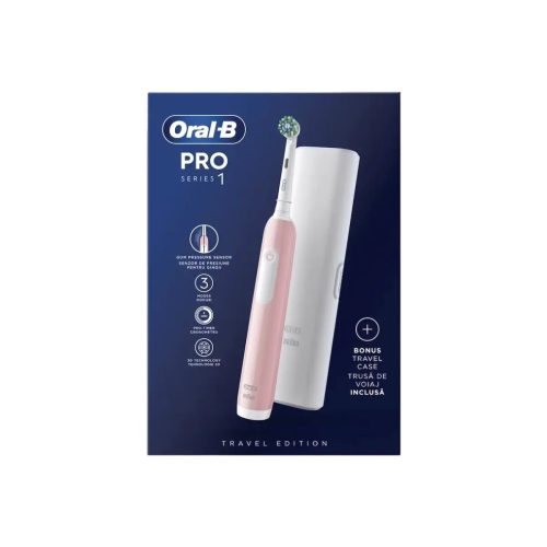 Oral-B Pro 750 3D White Ηλεκτρική Οδοντόβουρτσα με Χρονομετρητή και Θήκη Ταξιδιού